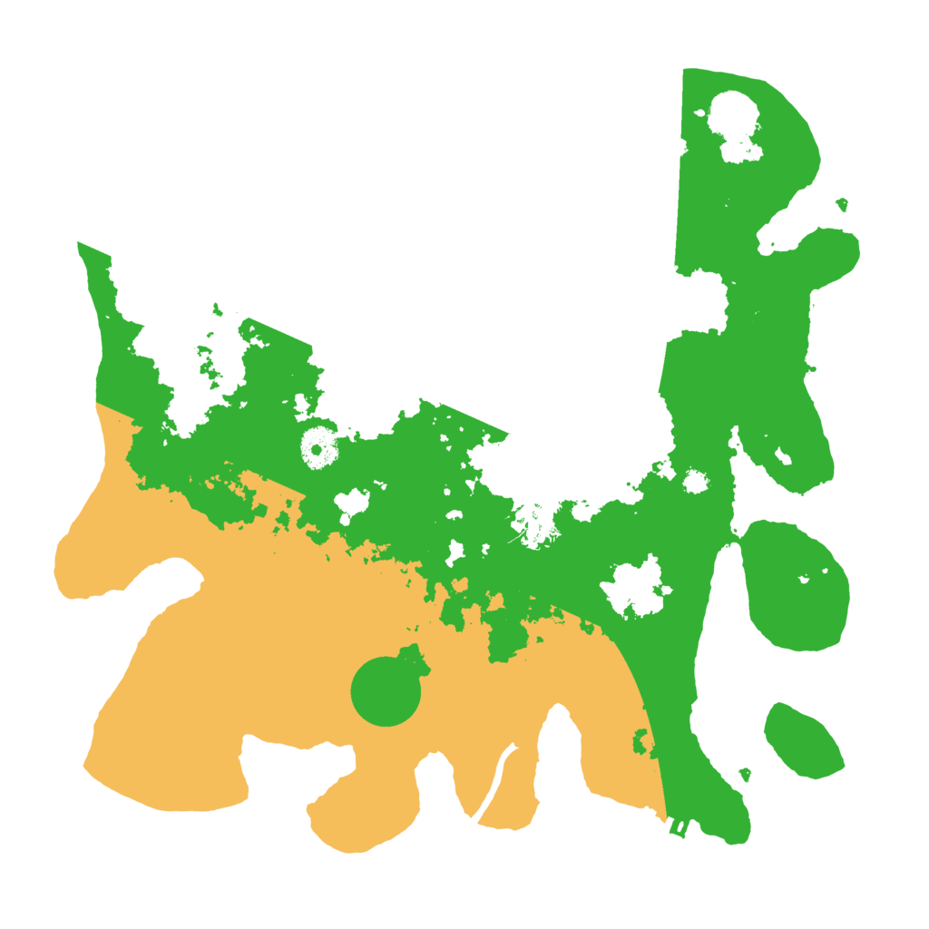 Biome Rust Map: Procedural Map, Size: 3500, Seed: 82993640
