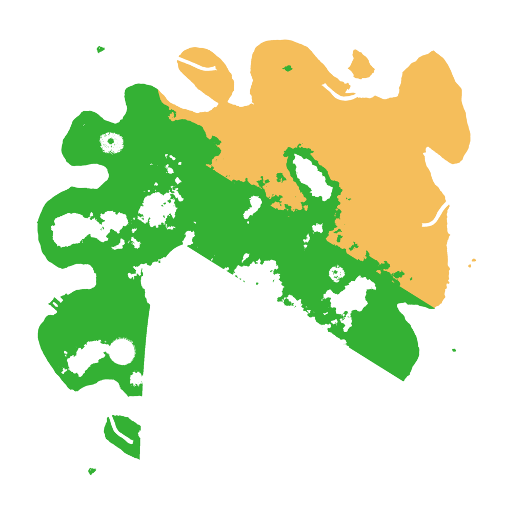 Biome Rust Map: Procedural Map, Size: 3500, Seed: 96705544