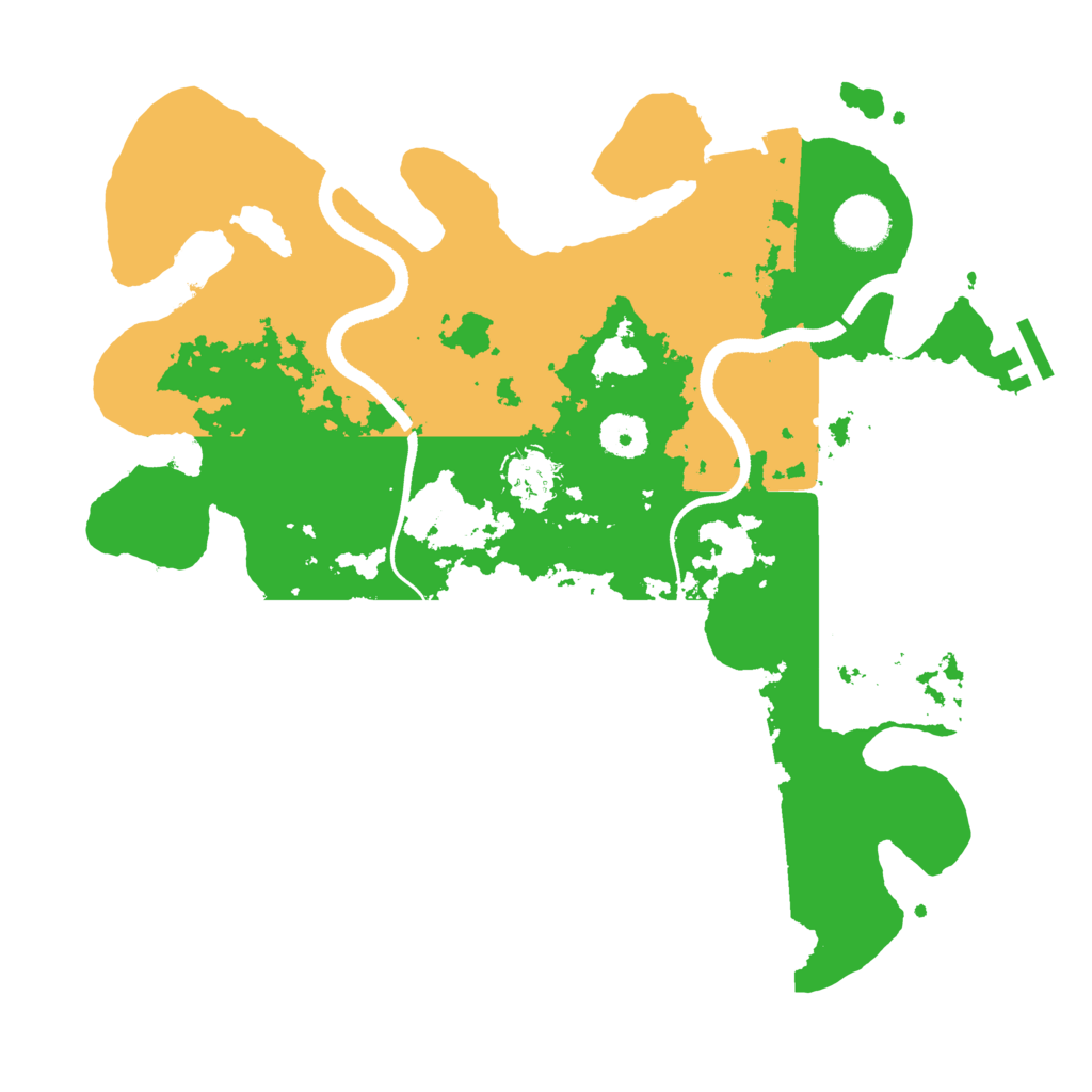 Biome Rust Map: Procedural Map, Size: 3500, Seed: 98521373