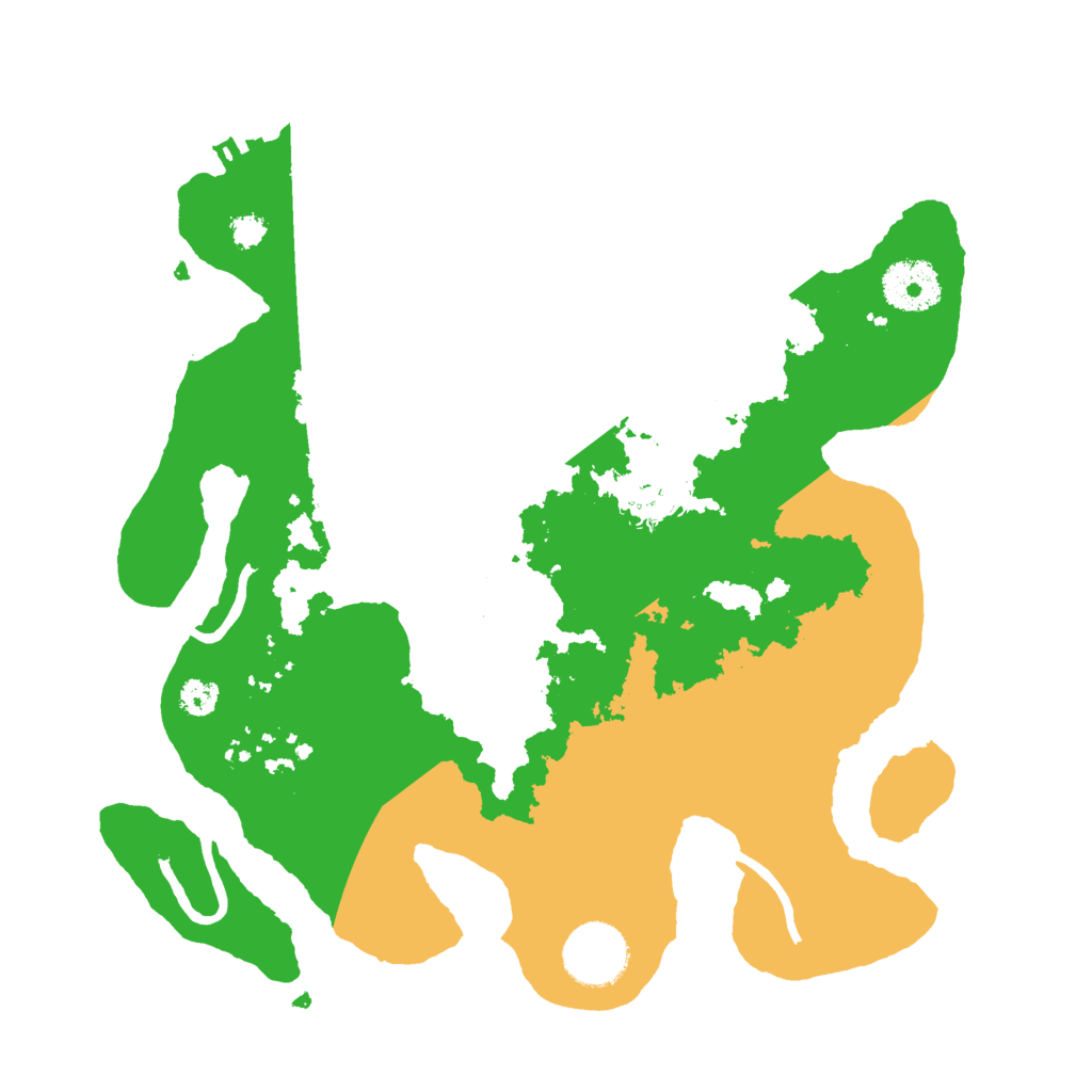 Biome Rust Map: Procedural Map, Size: 3000, Seed: 1345740998