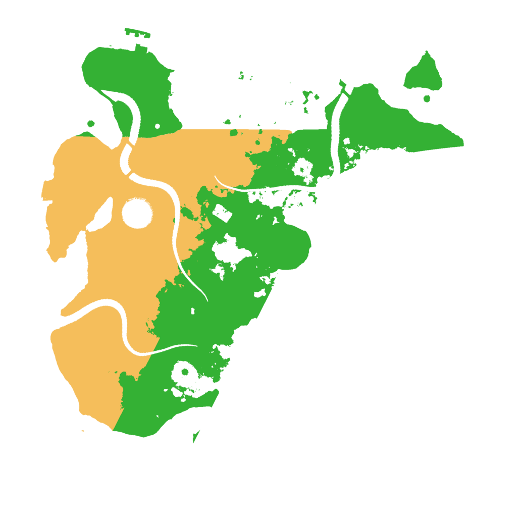 Biome Rust Map: Procedural Map, Size: 3000, Seed: 59432026