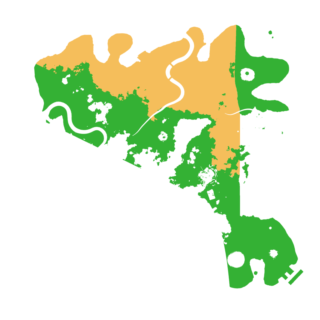 Biome Rust Map: Procedural Map, Size: 3500, Seed: 73146821