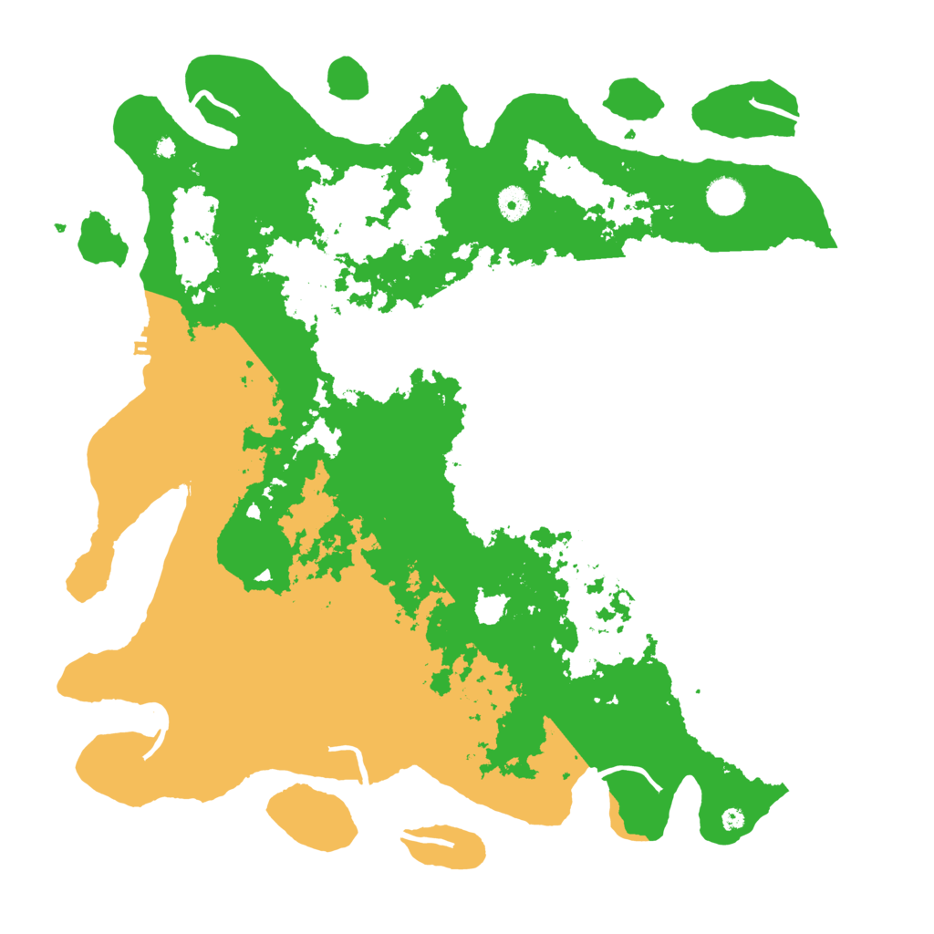 Biome Rust Map: Procedural Map, Size: 4300, Seed: 1266819651