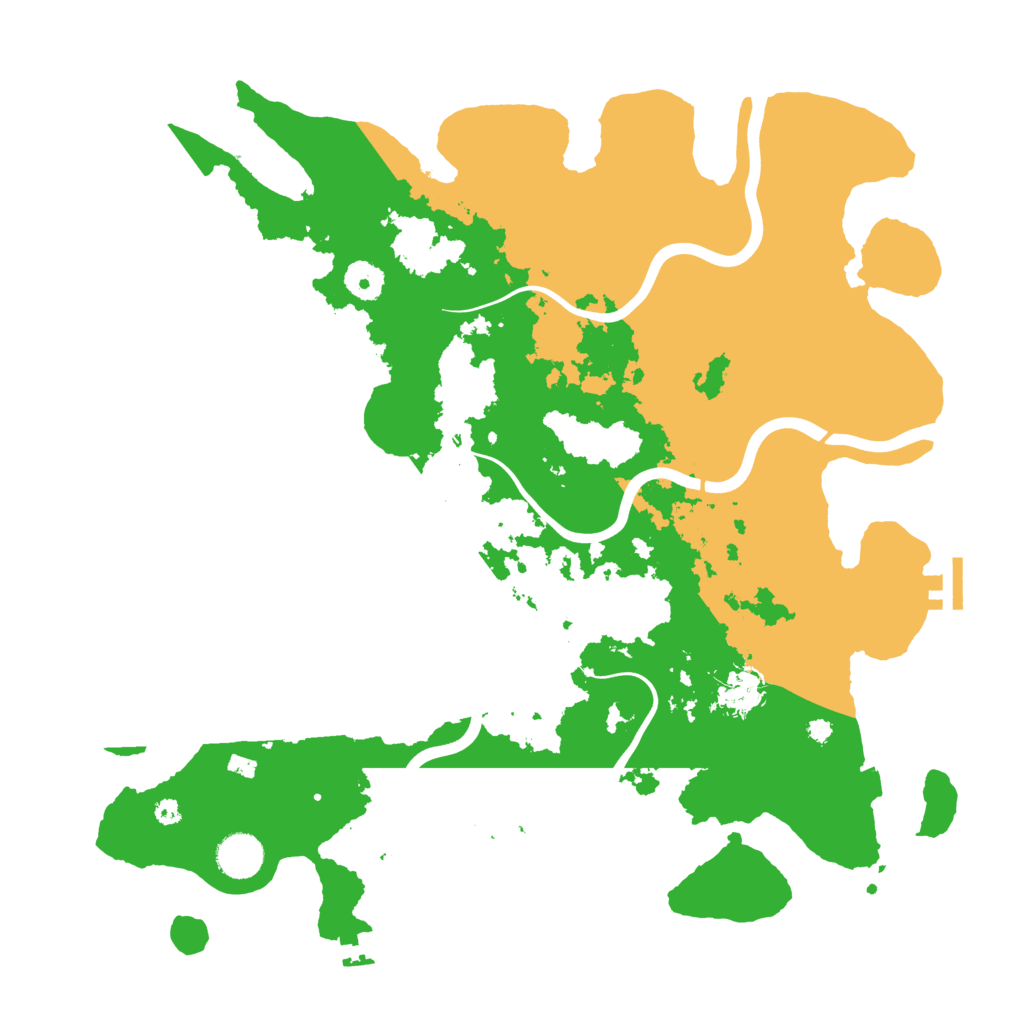 Biome Rust Map: Procedural Map, Size: 3950, Seed: 1489746