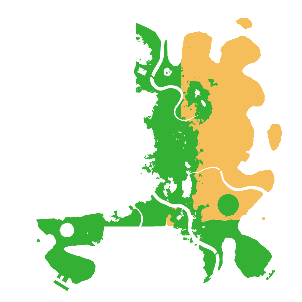 Biome Rust Map: Procedural Map, Size: 3750, Seed: 422317164