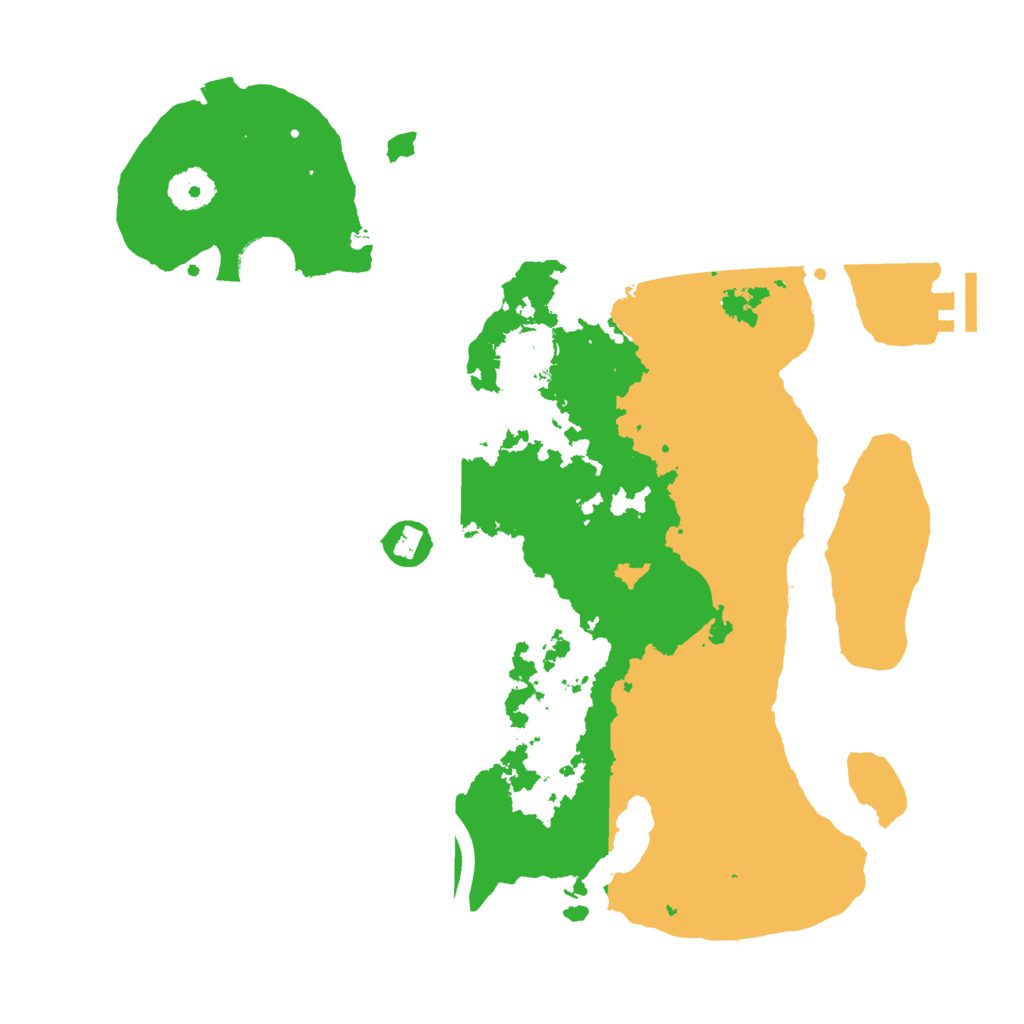 Biome Rust Map: Procedural Map, Size: 3500, Seed: 144995114