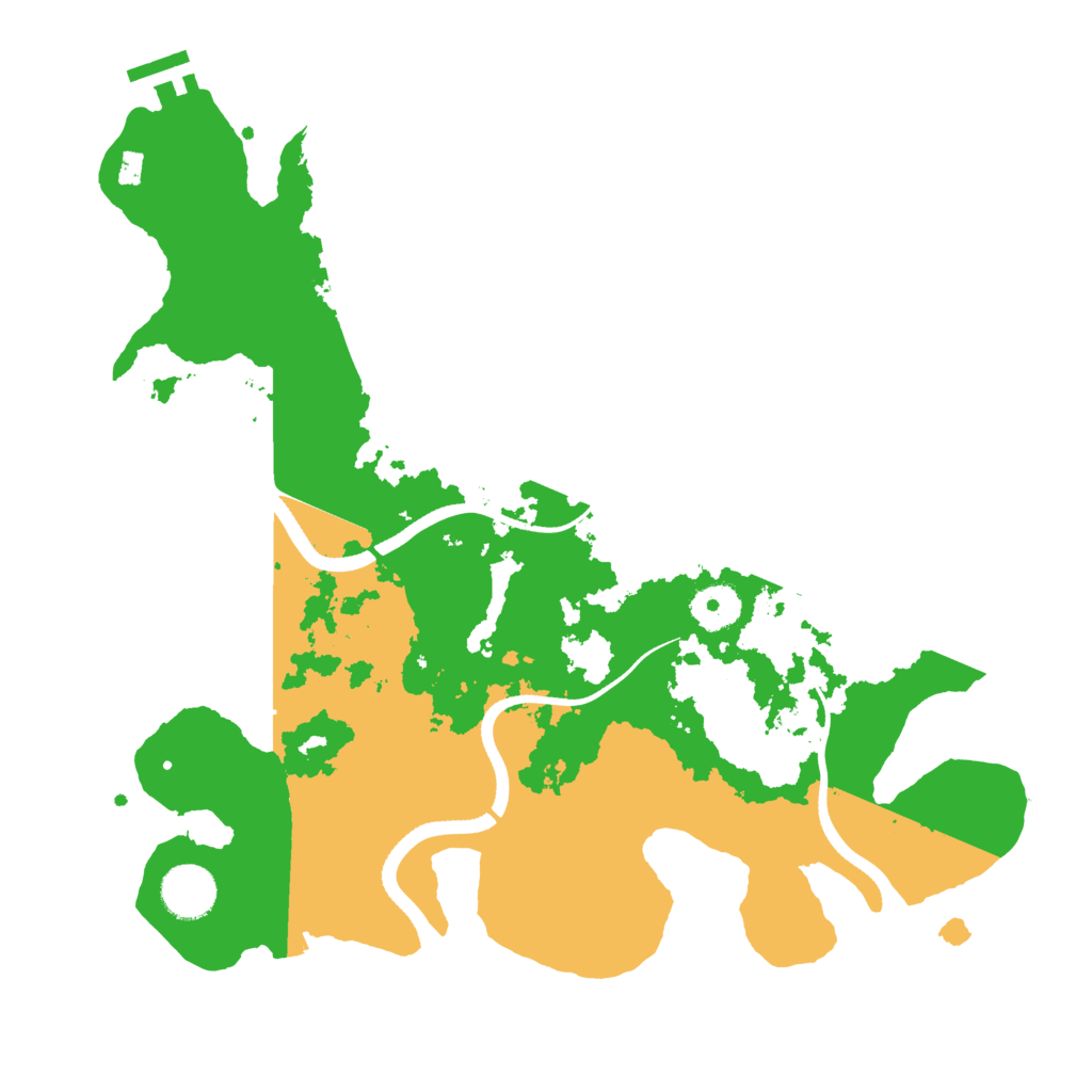 Biome Rust Map: Procedural Map, Size: 3500, Seed: 63581824