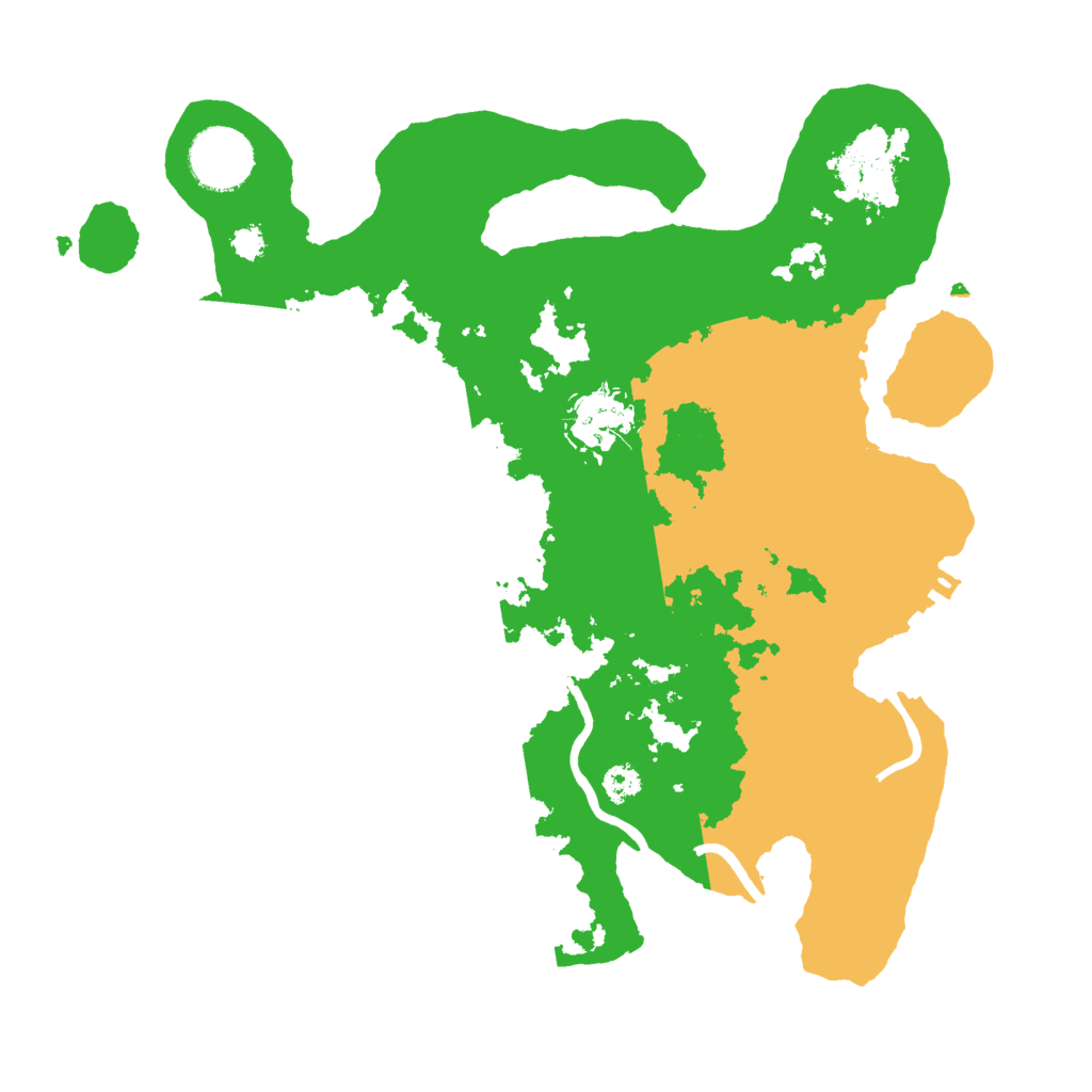 Biome Rust Map: Procedural Map, Size: 3000, Seed: 1844533642