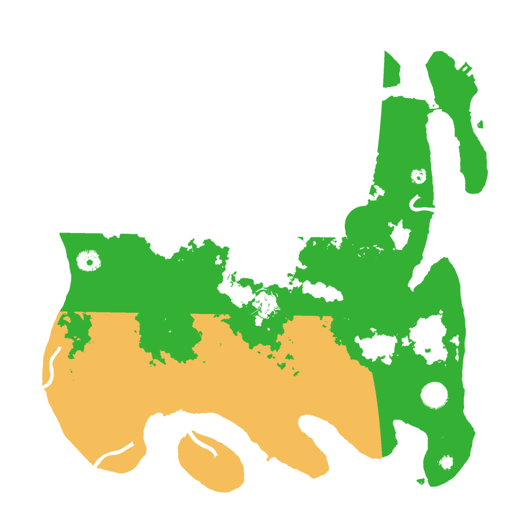 Biome Rust Map: Procedural Map, Size: 3500, Seed: 6220087