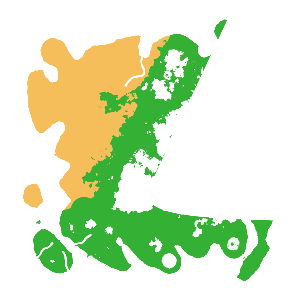 Biome Rust Map: Procedural Map, Size: 3600, Seed: 1198670014
