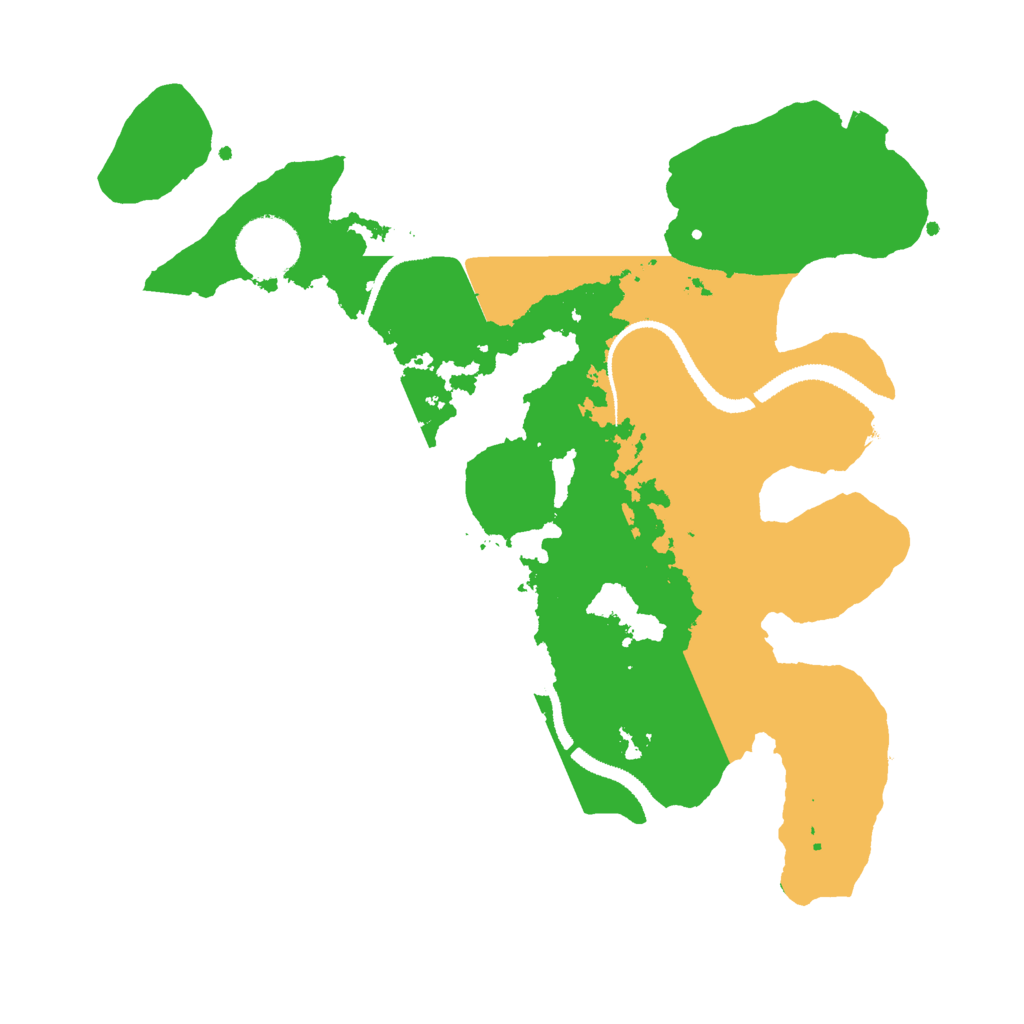 Biome Rust Map: Procedural Map, Size: 3000, Seed: 202512662