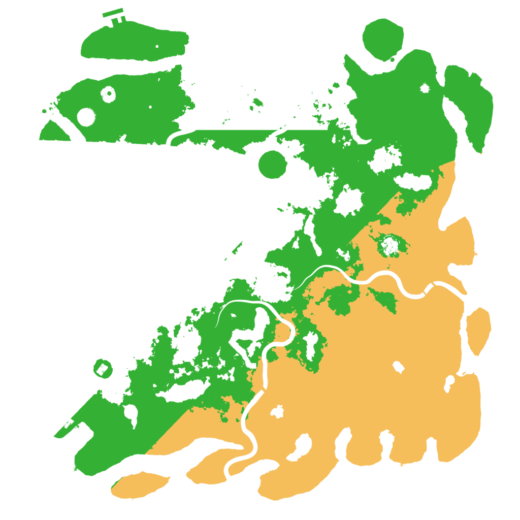 Biome Rust Map: Procedural Map, Size: 5000, Seed: 923730494