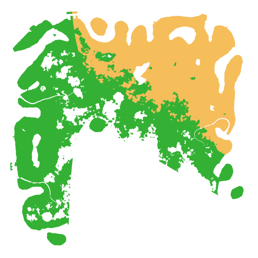 Biome Rust Map: Procedural Map, Size: 4800, Seed: 1960099271