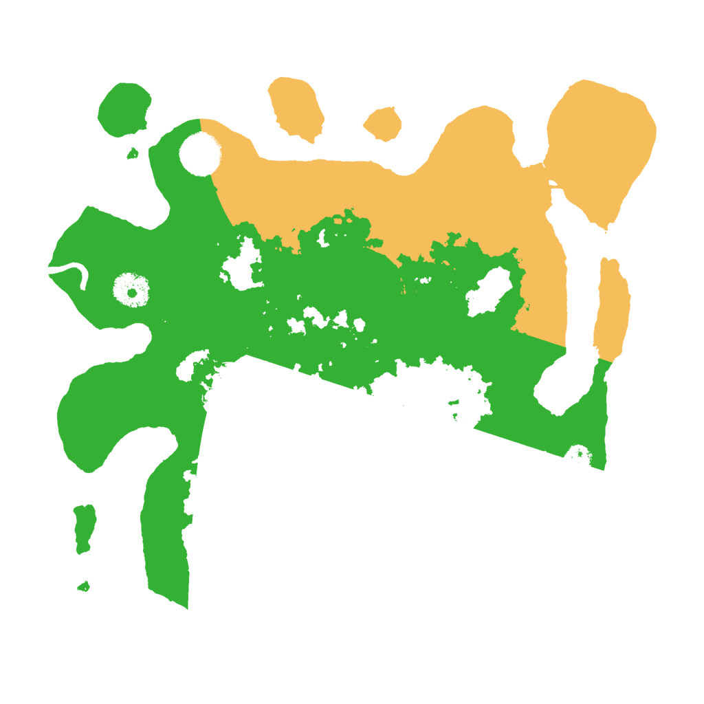 Biome Rust Map: Procedural Map, Size: 3000, Seed: 541395346