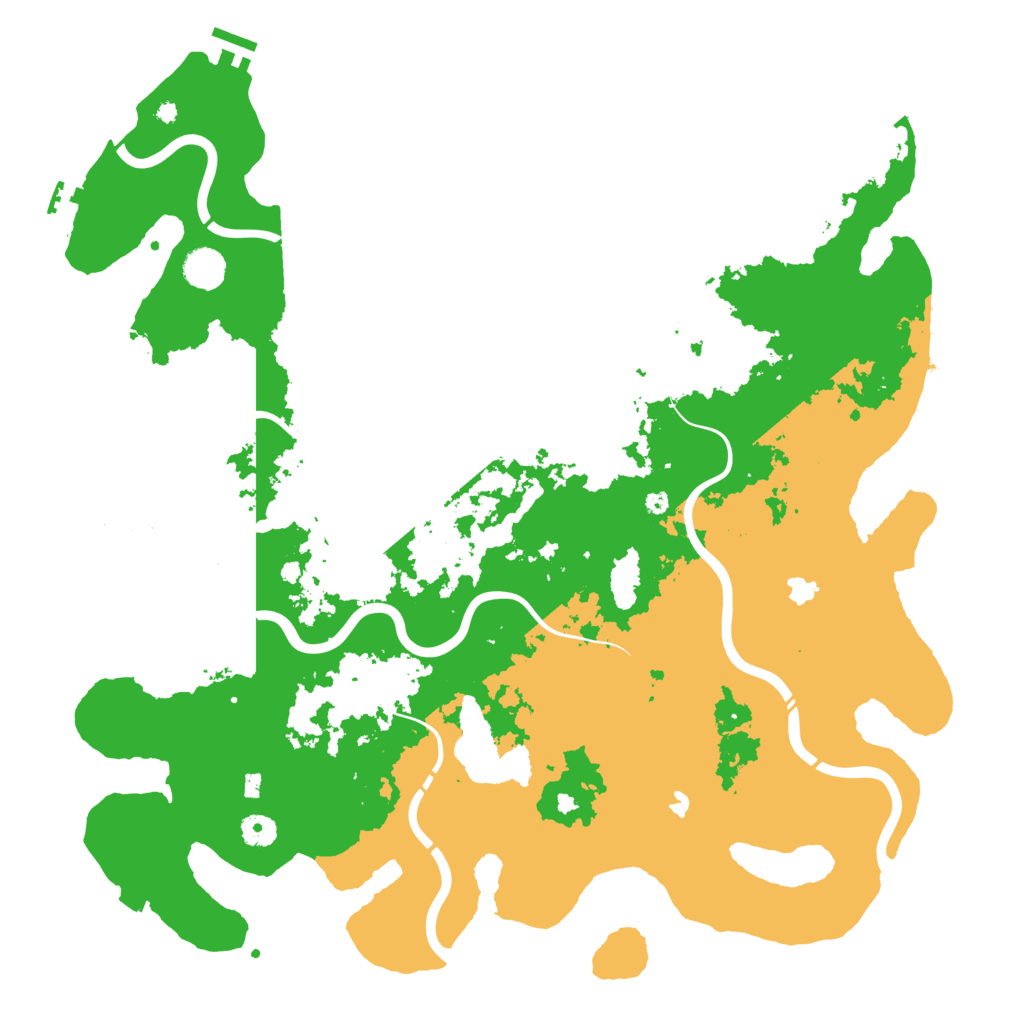 Biome Rust Map: Procedural Map, Size: 4500, Seed: 5061989