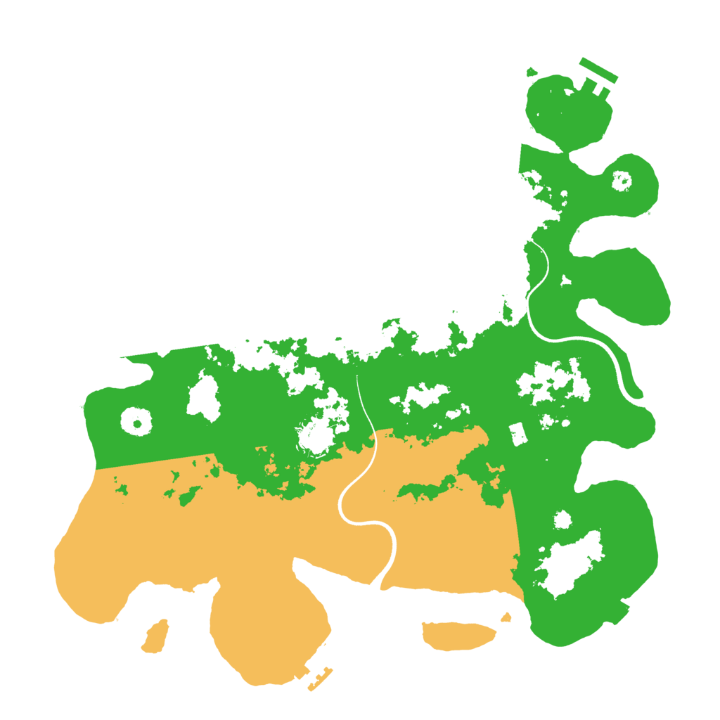 Biome Rust Map: Procedural Map, Size: 3550, Seed: 270419903