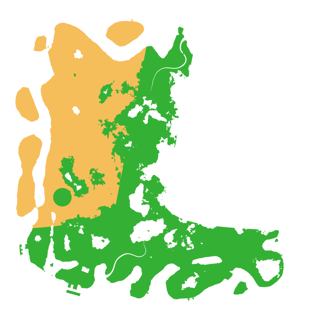 Biome Rust Map: Procedural Map, Size: 4500, Seed: 1736925172