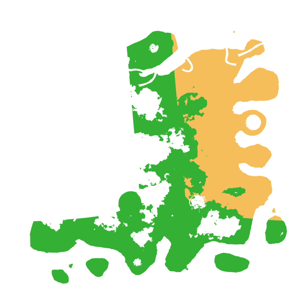 Biome Rust Map: Procedural Map, Size: 3500, Seed: 1562996275