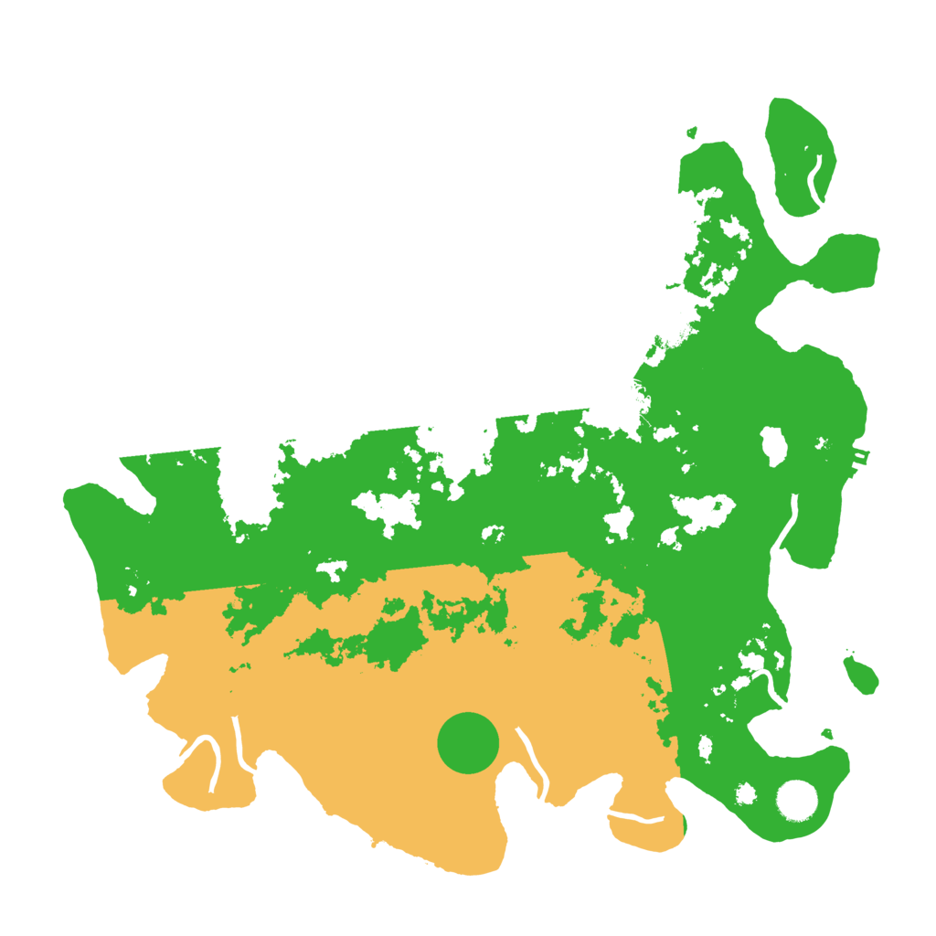 Biome Rust Map: Procedural Map, Size: 4000, Seed: 31597