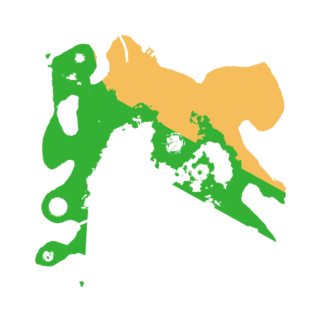 Biome Rust Map: Procedural Map, Size: 3000, Seed: 1076436982