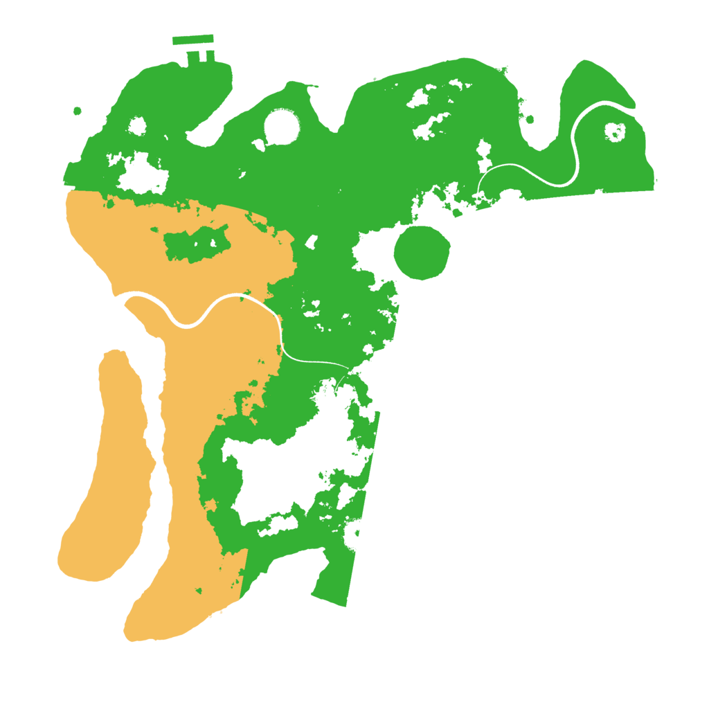 Biome Rust Map: Procedural Map, Size: 3500, Seed: 67471253