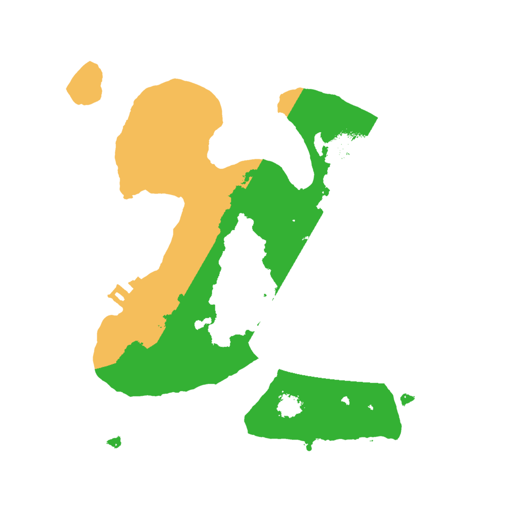 Biome Rust Map: Procedural Map, Size: 2000, Seed: 99893228