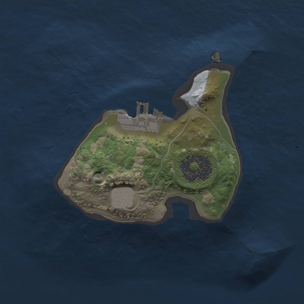 Rust Map: Procedural Map, Size: 1500, Seed: 1505383776, 5 Monuments