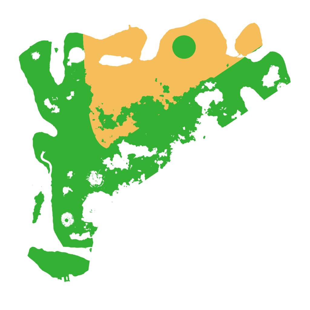 Biome Rust Map: Procedural Map, Size: 3500, Seed: 615324359