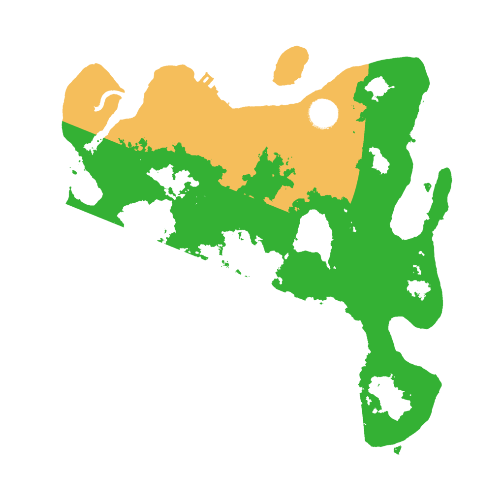 Biome Rust Map: Procedural Map, Size: 3000, Seed: 4801637