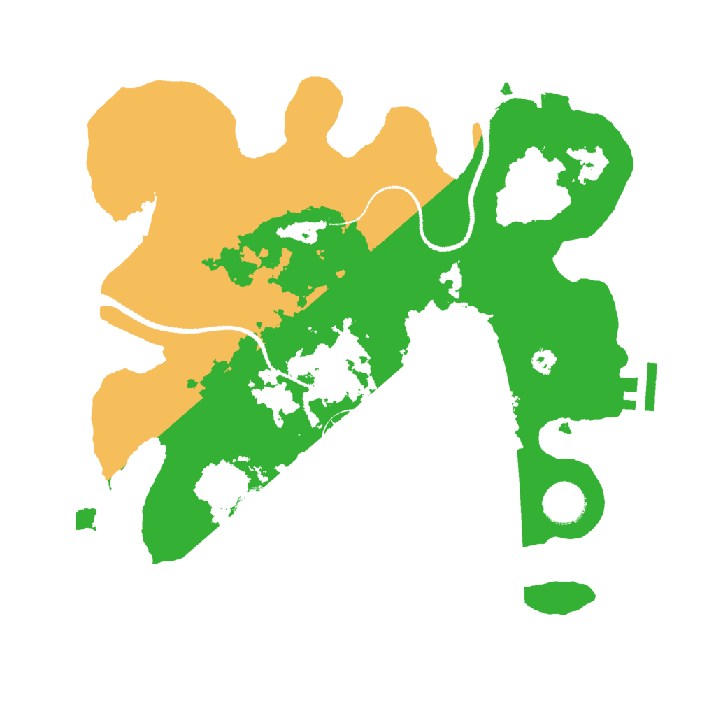 Biome Rust Map: Procedural Map, Size: 3000, Seed: 1445324222