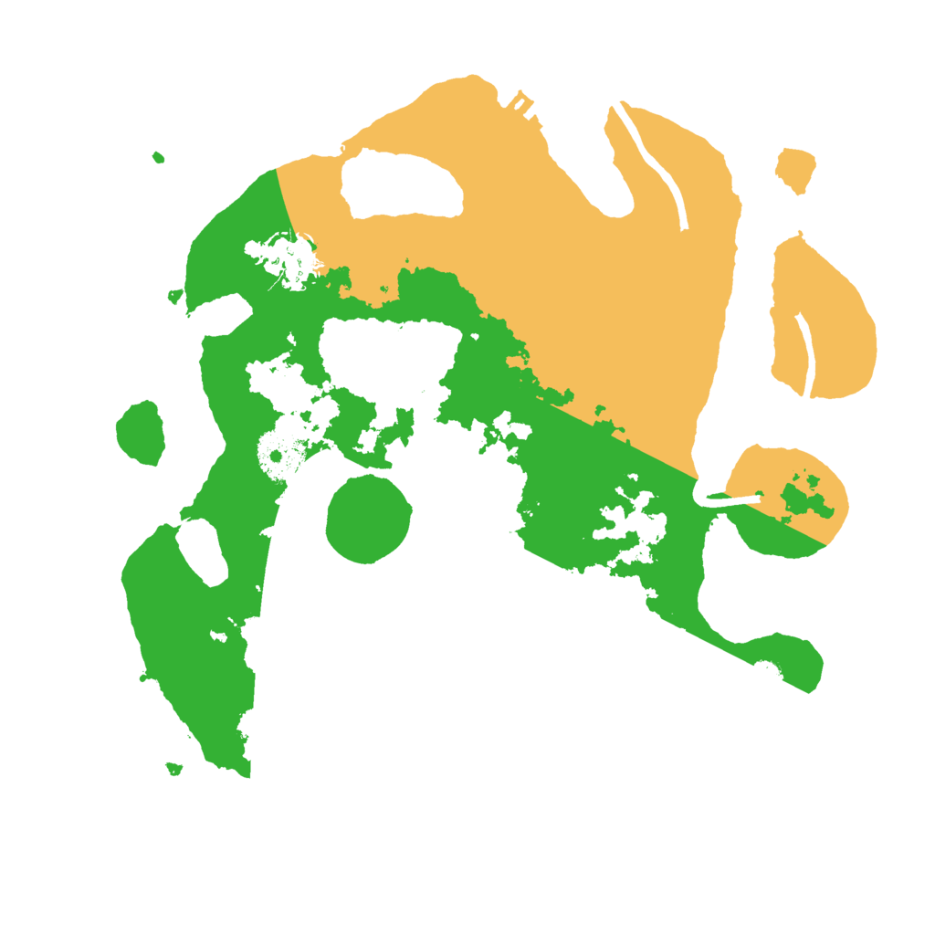 Biome Rust Map: Procedural Map, Size: 3000, Seed: 7602518