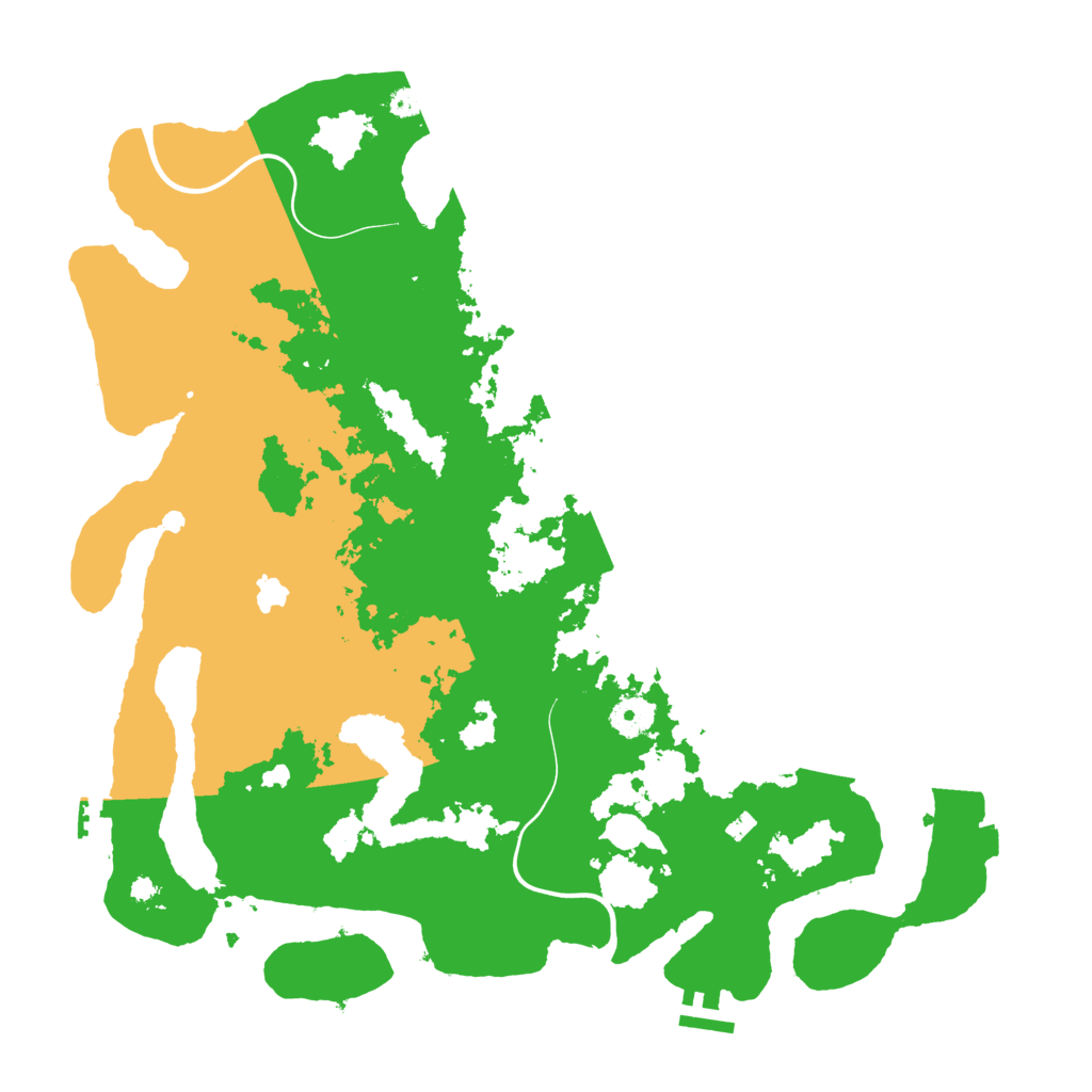 Biome Rust Map: Procedural Map, Size: 4000, Seed: 27265915
