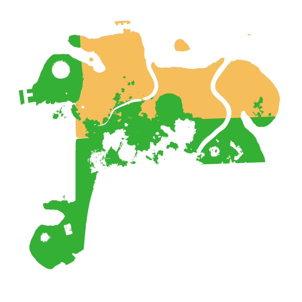 Biome Rust Map: Procedural Map, Size: 3000, Seed: 623462364