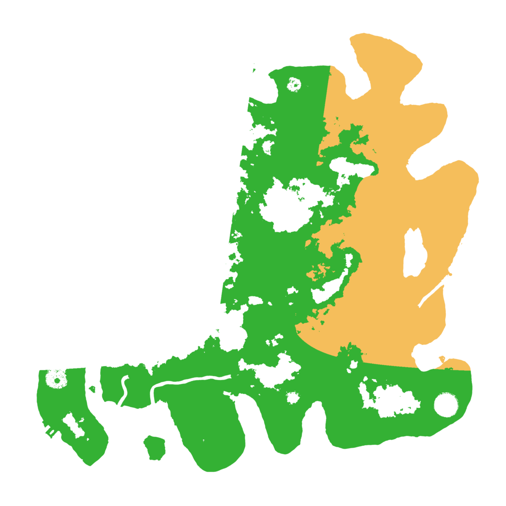 Biome Rust Map: Procedural Map, Size: 3700, Seed: 1598477880