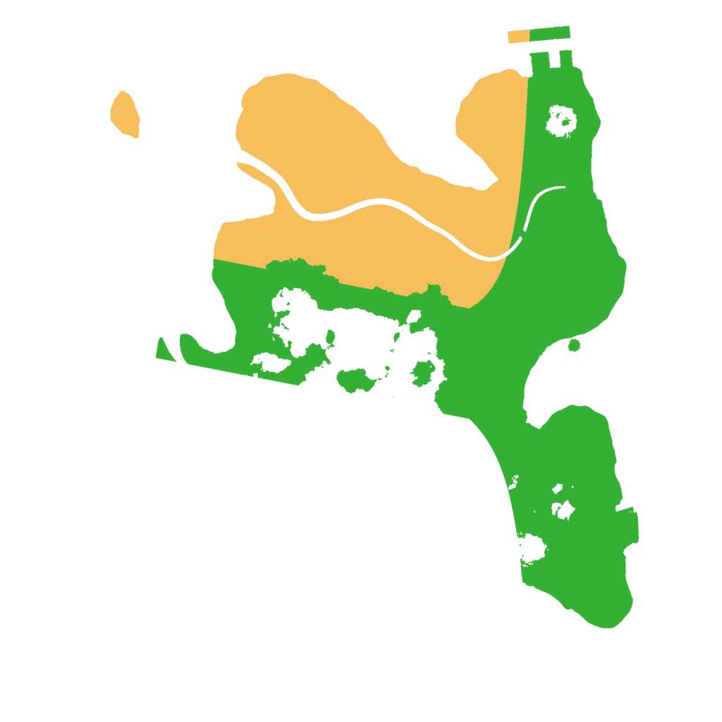 Biome Rust Map: Procedural Map, Size: 2350, Seed: 6738