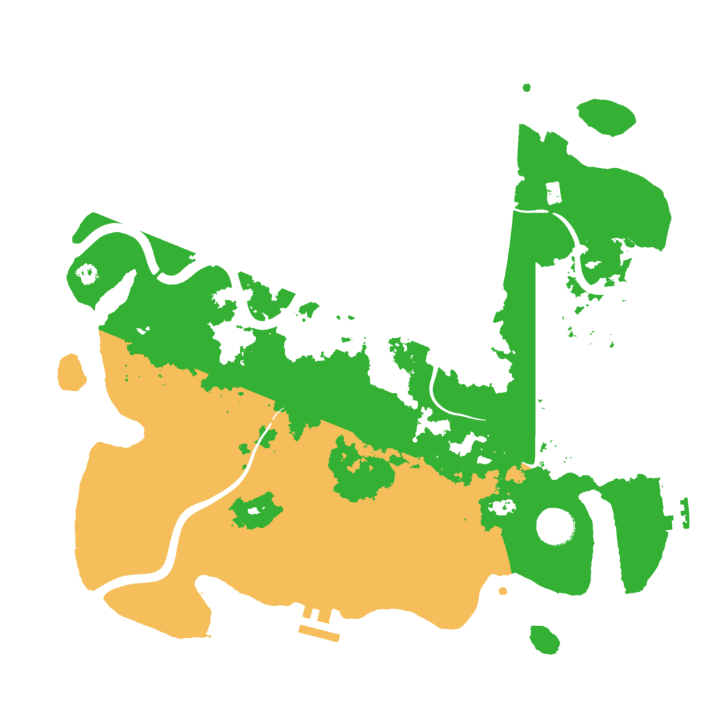 Biome Rust Map: Procedural Map, Size: 3500, Seed: 375024061
