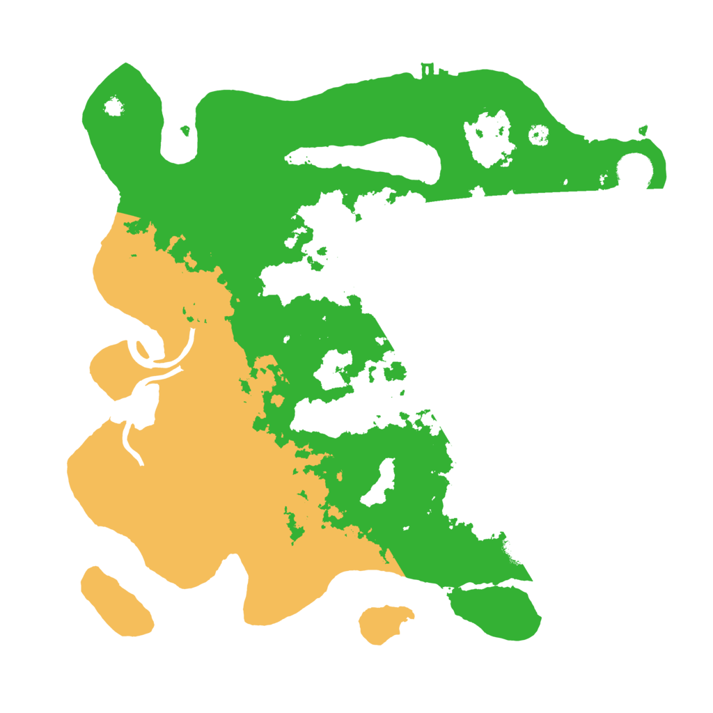 Biome Rust Map: Procedural Map, Size: 3500, Seed: 174355310