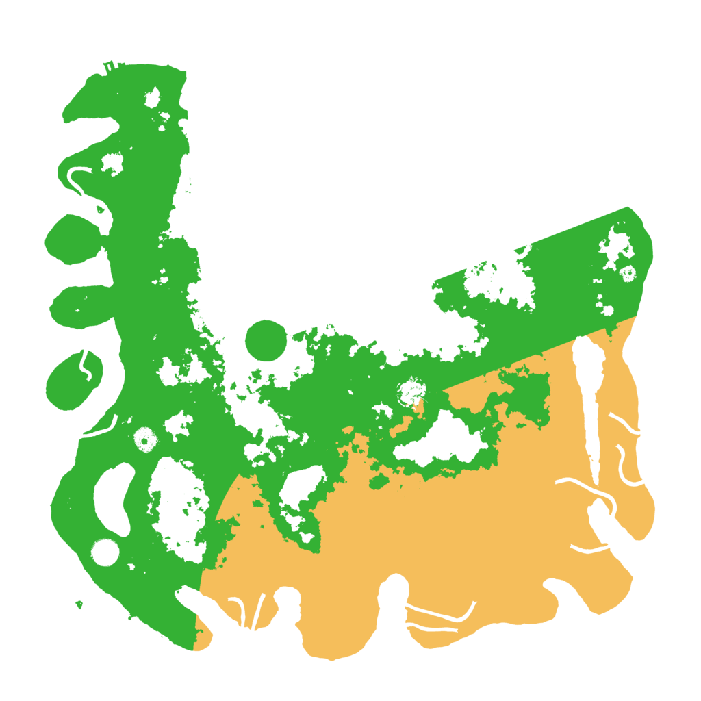 Biome Rust Map: Procedural Map, Size: 4500, Seed: 380974561