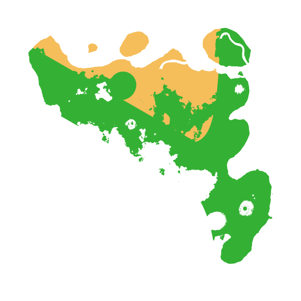 Biome Rust Map: Procedural Map, Size: 3000, Seed: 197518