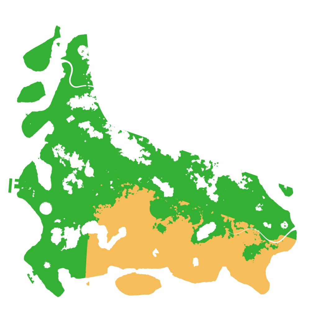 Biome Rust Map: Procedural Map, Size: 4500, Seed: 1259028462