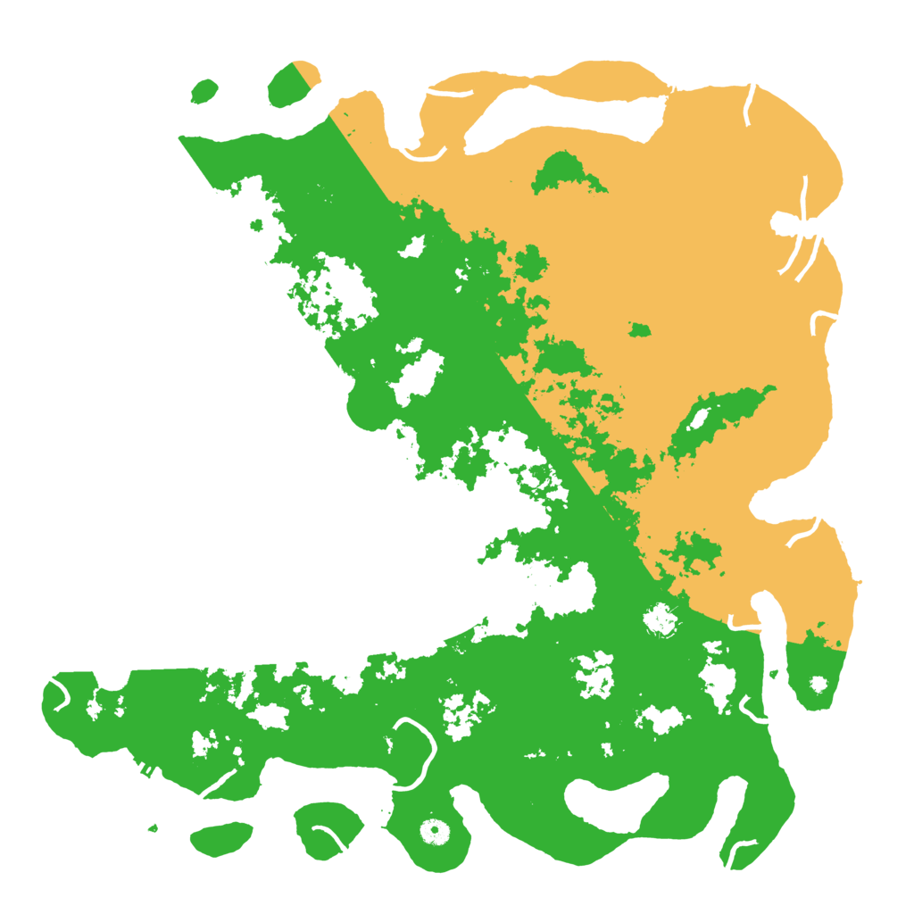 Biome Rust Map: Procedural Map, Size: 5000, Seed: 96725