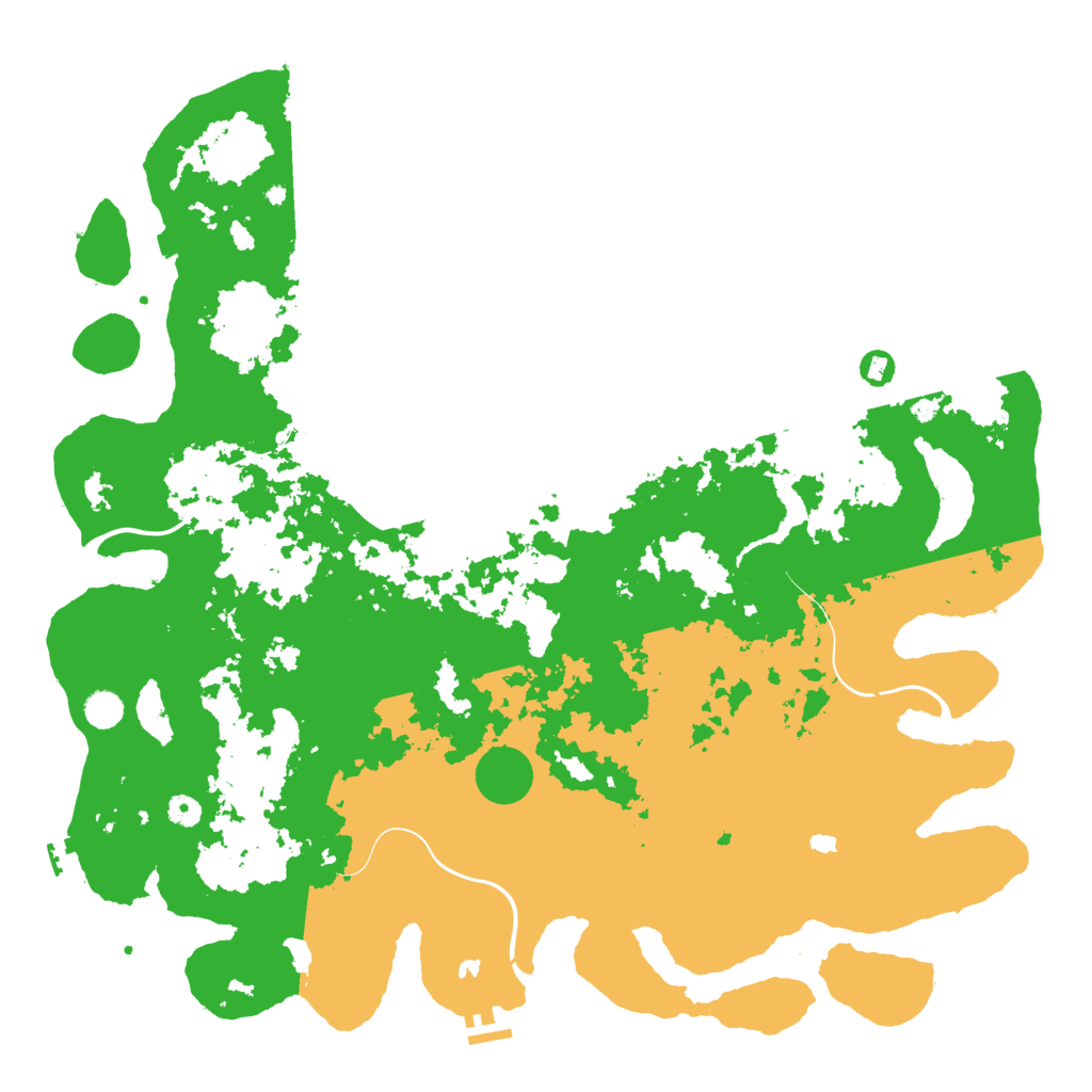 Biome Rust Map: Procedural Map, Size: 5000, Seed: 97408130
