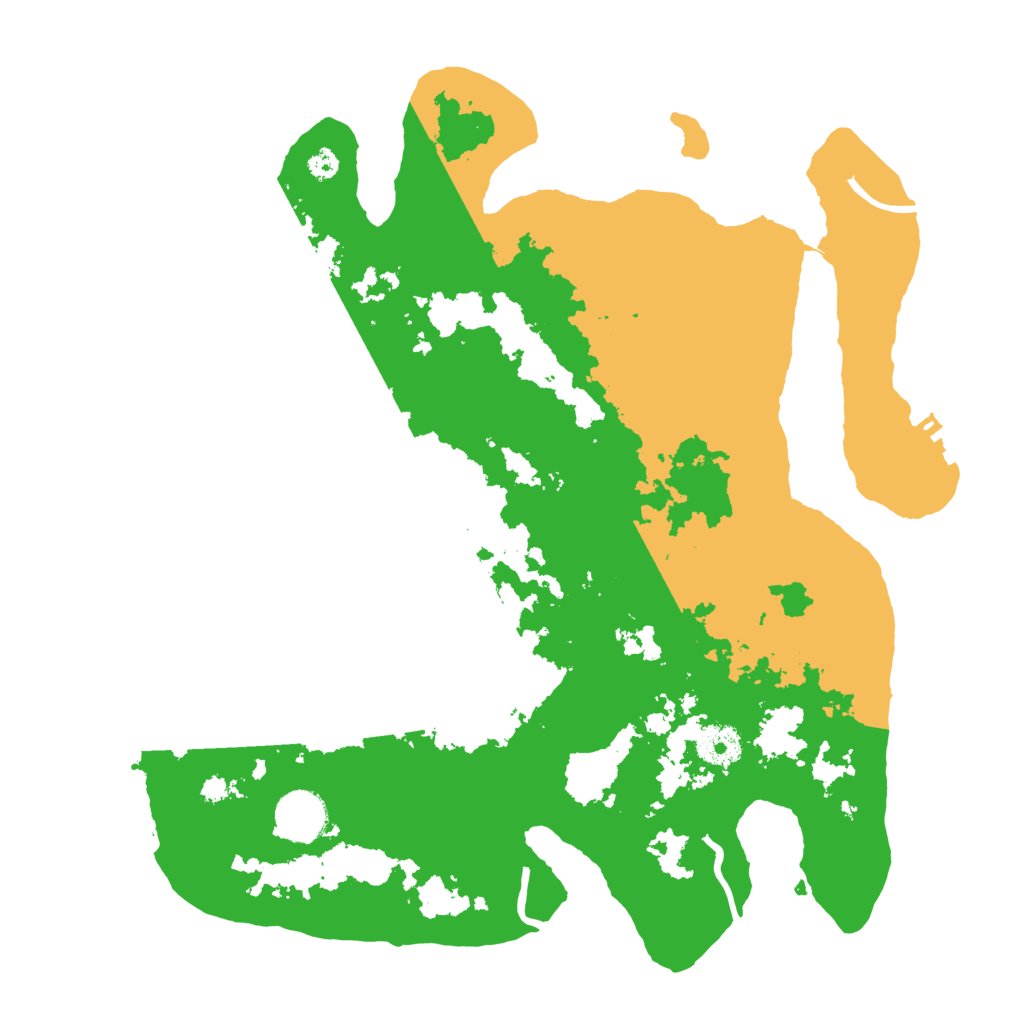 Biome Rust Map: Procedural Map, Size: 3500, Seed: 2099999696