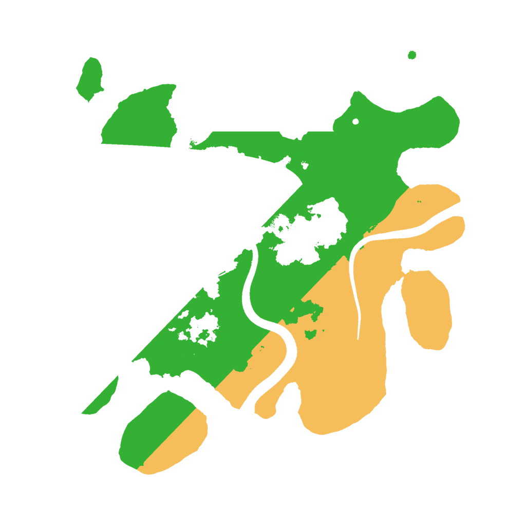 Biome Rust Map: Procedural Map, Size: 2500, Seed: 750000