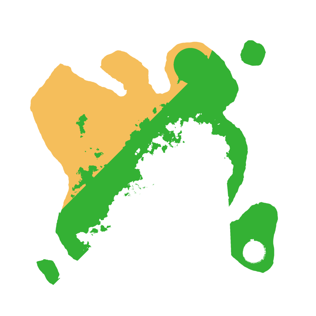 Biome Rust Map: Barren, Size: 2500, Seed: 55634322