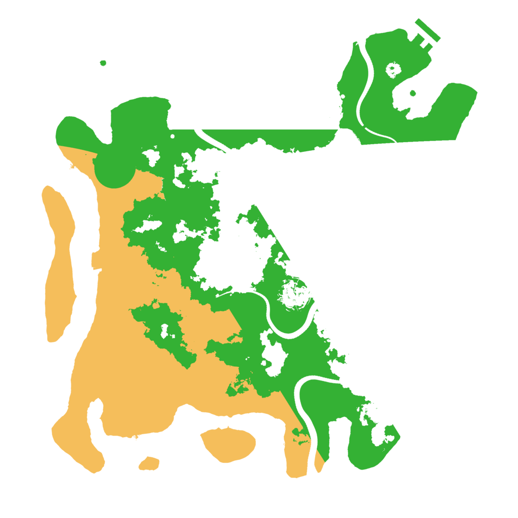Biome Rust Map: Procedural Map, Size: 3500, Seed: 800000