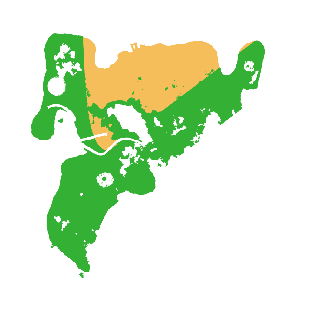 Biome Rust Map: Procedural Map, Size: 3000, Seed: 246250