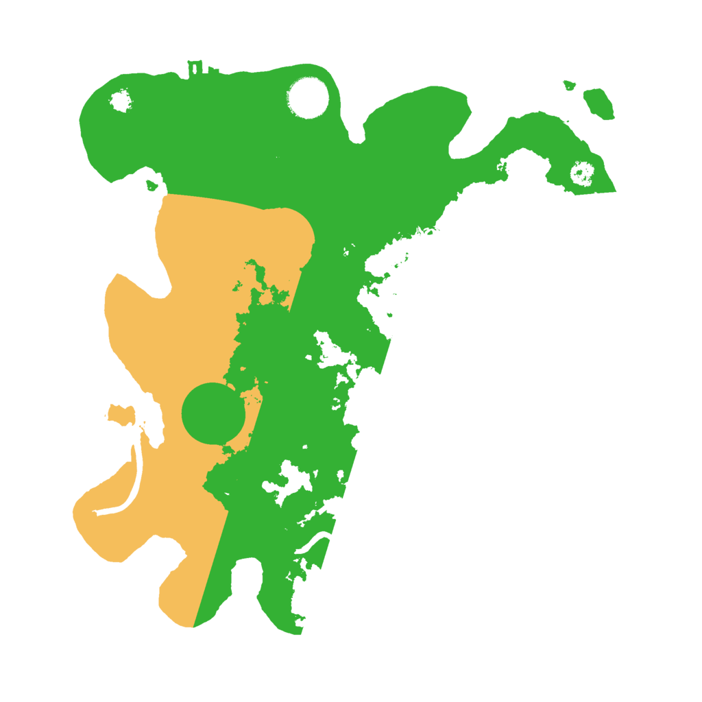 Biome Rust Map: Procedural Map, Size: 3000, Seed: 6542