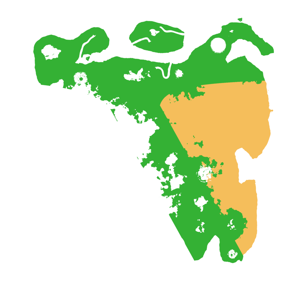 Biome Rust Map: Procedural Map, Size: 3500, Seed: 1313409218