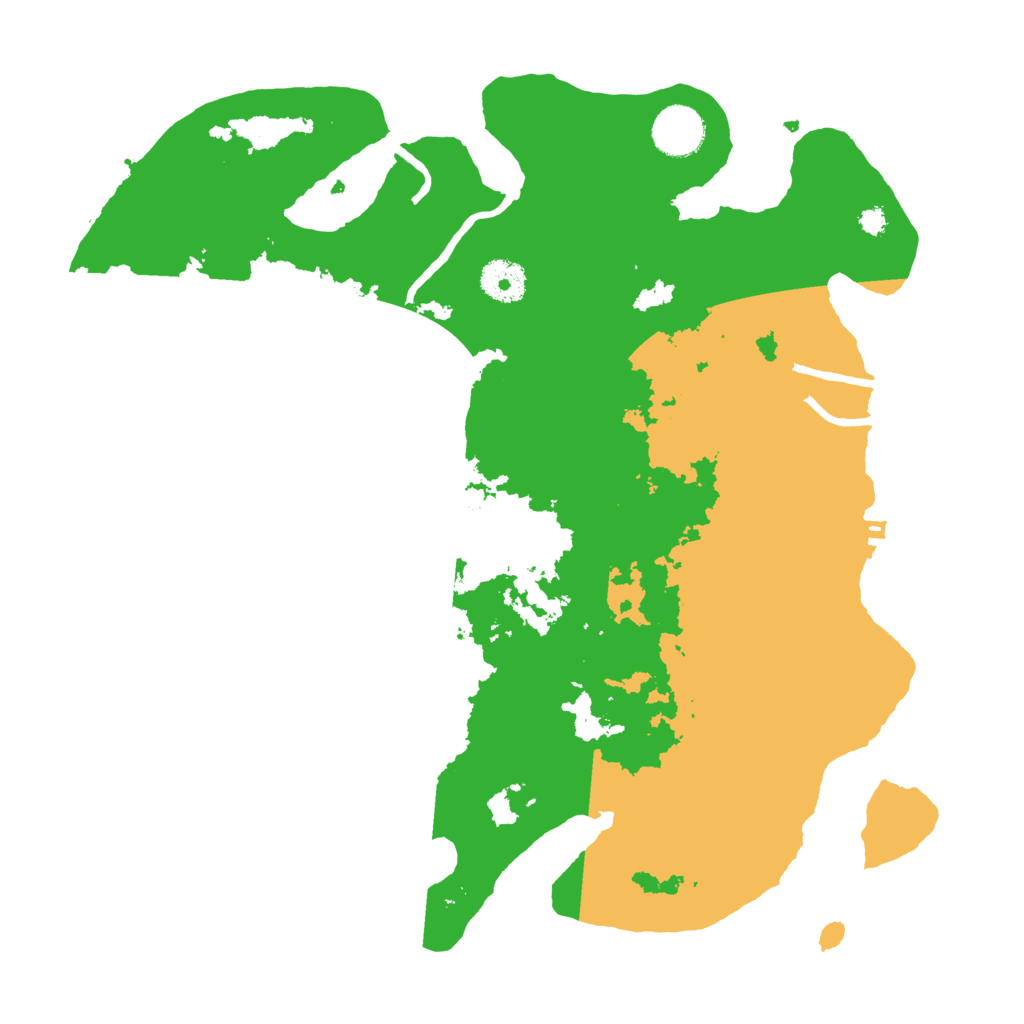 Biome Rust Map: Procedural Map, Size: 3500, Seed: 1740811587